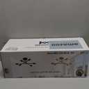 Gold Modern Sputnik Chandelier Ceiling Light Fixtures,6-Lights Industrial Metal Semi Flush Mount Ceiling Light for Bedroom Dining Room Living Room Kitchen Hallway UL Listed