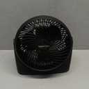 Amazon Basics Air Circulator Fan, Desk Fan for Bedroom, Home and Office, With 90-Degree Tilt Head, 3 Speed Settings, Lightweight (3 LBS), 35 Watts, Black, 11.1"W x 6.3"D x 10.9"H