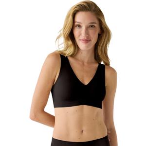True & Co True Body Lift V Neck Bra (Large, Black)
