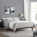 Decoro Metro Wood Platform Bed Black, King Size