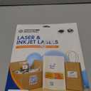 3" X 2" Matte White Printable Labels for Inkjet and Laser Printers - 30 Sheets, 300 Custom Stickers for Address Labels, Product Labeling, Shipping - Spartan Industrial Template R011