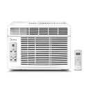 Midea 6,000 BTU Window Air Conditioner, 3-in-1 Cool/Fan/Dehumidifier Window AC Unit, Easycool Air Conditioner with Remote Control, Cools up to 250 Sq. Ft., Fits bedroom, study, office (2024 Upgrade)