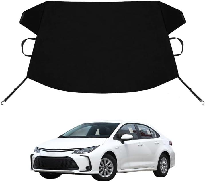Corolla Custom Windshield Cover for Ice and Snow for to-yo-ta Corolla Windshield Snow Cover 600D Shade Blocks Winter Frost Hail Protector Car Accessories