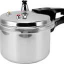 Small Pressure Cooker, Mini Aluminum Alloy Pressure Cooker with Magnetic bottom, Safety and Durable Compact Pressure Canner compatible for induction cookers and gas stoves (3L)