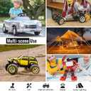 2-Pack Power Wheel Battery Adapter Compatible with Milwaukee 12V Battery Adapter with Switch 30Amp Fuse 12AWG Wire & Wire Terminals for DIY RC Cars Ride On Vehicles Robot