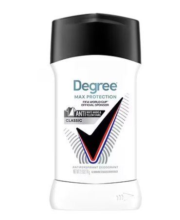 Degree Men Antiperspirant Deodorant Black + White, 2.7 oz, Pack of 4