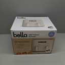 bella 4 Qt TriZone Air Fryer, EverGood™ Ceramic Nonstick Coating, Dual Basket Design w Removable Divider, Digital Touchscreen Control w 6 Preset Cooking Options, 1200 Watt, 3lb Capacity, Oatmilk