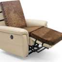 3-fold Recliner Cushions Foam Seat Chair Cushions Backrest Leg Pillow for Elderly with Adjustable Straps Removable Cover Non-Slip 3 Parts Foldable Cushions