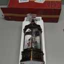 Large Snowman Snow Globe, Cardinal Christmas Tree, Lighted Snow Globes Lantern, Musical&LED Lights, 8 Classic Songs, 6-Hour Timer, Xmas Gifts and Holiday Decoration (Snowman Red Bird)