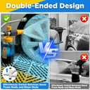 Pressure Washer Foam Cannon Gun Kit with Dual Connector Accessory, Foam Blaster for Car Washing, Double Tip Attachment & 5 Nozzle Tips, 1/4" Quick Connect, 4000 PSI