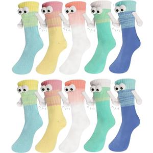 Holding Hands Socks - Hand Holding Socks - Magnetic Sock - Funny Gifts for Women & Men, Teens, Couples, Friends