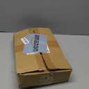 Purple Q Crafts Frosted Plastic Gift Bags 100 Pack 8" x 10" x 4" Clear Frosted Bags with Soft Loop Handles and Cardboard Insert, for Gifts Retail and More