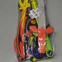 Super Z Outlet Assorted Foam Toy Swords for Children with Different Designs Including Ninja, Pirate, Warrior, and Viking (8 Pack)