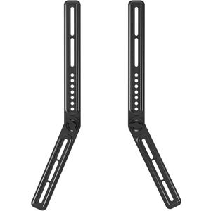 Universal Sound Bar Mounts Fits Most 23 to 65 Inch TVs Soundbar TV Mount Bracket Above or Under TV, up to 22 lbs SBR302 