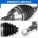 TadaMark Front Right CV Axle Shaft Assembly Fit for Ford Focus 2.0L 2012-2018 L4(for model S, SE, SEL, Titanium Only), Automatic Dual Clutch Trans Only, Passenger Side, for 66-2305