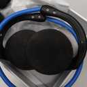 Small Bluetooth Headphones Wrap Around Head - Sports Wireless Headset with Built in Microphone and Crystal-Clear Sound, Foldable and Carried in The Purse, and 12-Hour Battery Life, Blue