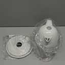 OVENTE Electric Kettle, 1.7L Fast Boiling Water Heater for Coffee or Tea, BPA Free with Water Level Gauge, Auto Shut-Off, Boil-Dry Protection, Indicator Light and Removable Filter, White KP72W