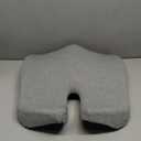 C CUSHION LAB Patented Pressure Relief Seat Cushion for Long Sitting Hours on Office/Home Chair, Car, Wheelchair - Extra-Dense Memory Foam for Hip, Tailbone, Coccyx, Sciatica - Light Grey (Gray)