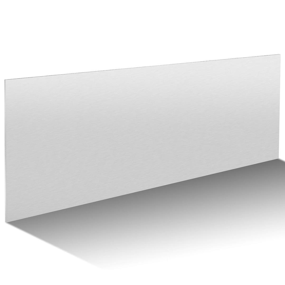MorningRo 1 Pack 5052 Aluminum Sheet Metal 48" x 96" Aluminum Plate 1/25 (0.04''/1mm) Inch Thickness Rectangle Metal Panels for Industry Crafting Handcraft DIY Projects