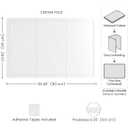 Fluxynara Felt Bulletin Board, 35.4"x23.6", Minimalist Gray