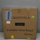 SOKIOVOLA N-Type 16BB 100W Portable Solar Panel 18V ETFE Portable Foldable Solar Charger NextGen 25% High Conversion Folding Solar Panel for Camping Outdoor RV (Medium Gray)