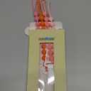 4 Pcs Pink Baby Silicone Teething Pacifier Clip,One-Piece Design,Round Shape,Textured Surface,BPA Free.