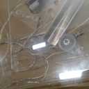 YestBuy 4 Tier Acrylic Cupcake Stand Afternoon Tea Cake Stand Large Cupcake Stand Cupcake Tower Cupcake Holder for Pastry + LED Light String Ideal for Weddings Birthday Bar Party Dcor (Blue Light)