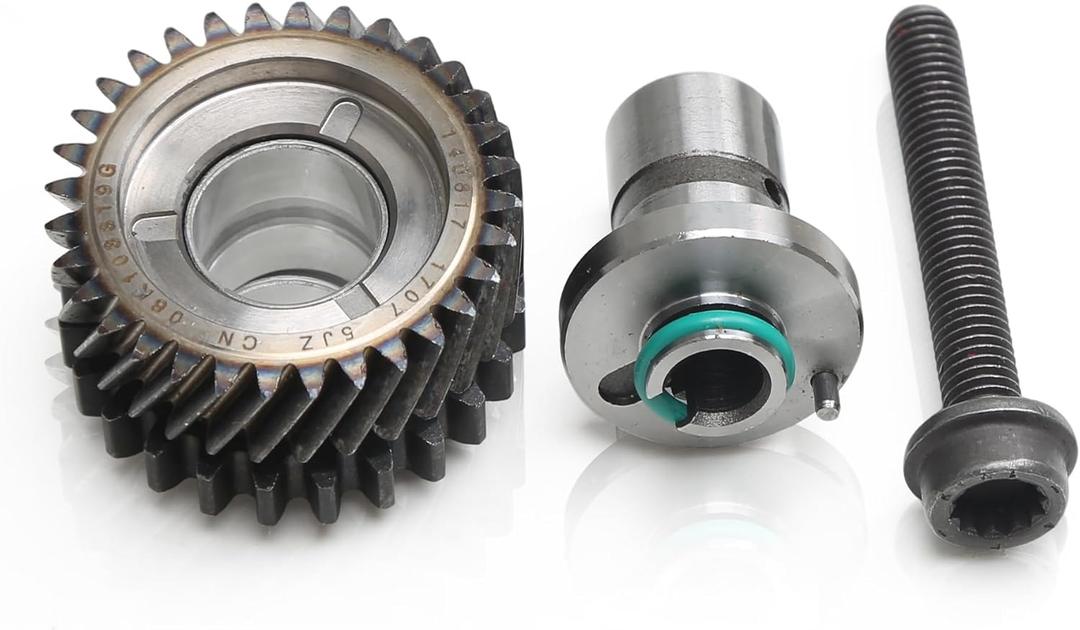 06H103319Q 06H103559A Timing Chain Sprocket Gear Balance Shaft with Bolt Kit Compatible with Audi A3 A4 A5 A6 Q3 Q5 TT VW Amarok Beetle CC Eos Golf Jetta Passat Sharan Tiguan Skoda Seat