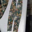 StangH Green Velvet Curtains 84 inches Long Luxury Floral Print Christmas Home Decor Room Darkening Privacy Protect Window Drapes for Bedroom Living Room, W52 x L84, 2 Panels