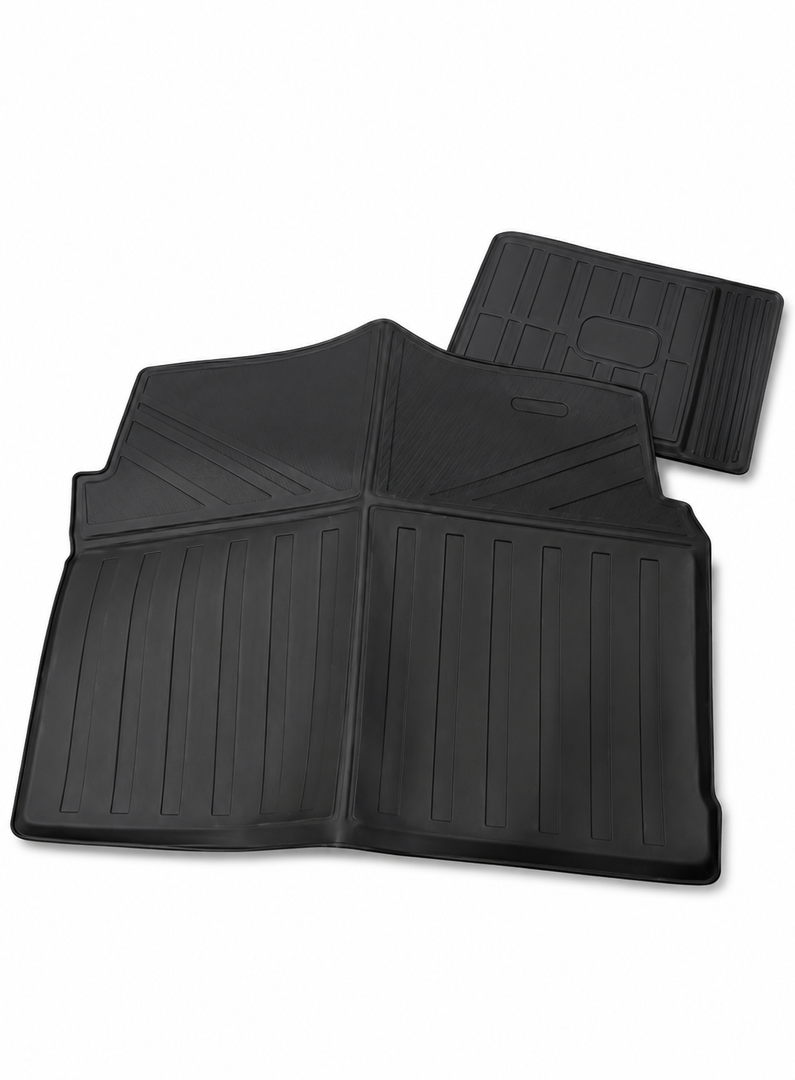 Cargo Mat Fit for 2021-2025 2026 Ford Bronco 4 Door Trunk Mat Cargo Mat Cargo Liner Back Seat Cover Protector 2025 Bronco Accessories (Trunk Mat+Backrest Mats)