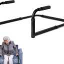 Impresa Arm Chair Stand Assist Rail - Black, Modern, Solid, S-Shape - Heavy Duty Adjustable Chair Support Stand - Quick Setup Couch Lift for Standing