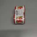 LaRibbons Christmas Wired Ribbon 2.5 inch Double Faced Red HO and Striped Christmas Ribbon for Tree Garland, Wreath Bow, Xmas Crafts Decorations, 2 Rolls 10 Yards Total