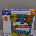 Move2Play, Feed The Fish | Interactive Baby & Toddler Toy | 1, 2+ Year Old Gift & Birthday Present | Boys & Girls Babies Ages 6, 7, 8, 9, 10, 12, 18, 24+ Months Old (Blue/Red)