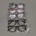 CCVOO Reading Glasses for Women/Men, Eyeglasses, Blue Light Readers for Women/Men, Computer Eye Glasses, Cheaters (2 Black/Turtle/Red/Dark Blue, +2.0)