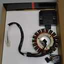 Stator and Voltage Regulator Rectifier Relay Gasket For Yamaha V-Star 1100 XVS11 XVS1100 Classic Custom Silverado 1999-2009