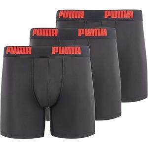 PUMA Men's 3 Pack Tech Boxer Brief, Small 
