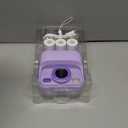 Kids Instant Digital Cameras for Boys and Girls, 1080P HD Dual-Lens Selfie Digital Camera with Print Paper & 32G Card, Christmas Birthday Gifts Toys for Toddler and Teenagers Age 3-16 Years Old (Purple)