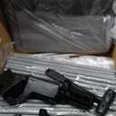 Portable Wardrobe with 10 Storage Racks and 2 Hanging Poles, 6 Side Pockets Non-Woven Cover, Size 130 x 45 x 172 cm, Bedroom Closet Organizer (Gray) (1 Year Ash)