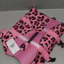 ASENKU Dog Life Jacket - Pet Safety Vest for Swimming & Boating, Shark Life Jacket with Floatation, Dog Lifesavers Swimsuits for Small Medium Large Dogs (Pink Leopard, XL)