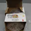 Lawei 2 Pack Candy Dish with Lid, Acrylic Decorative Candy Jar Crystal Covered Sugar Bowl for Candy Buffet, Party, Wedding, Home Decoration