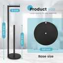 Toilet Paper Holder Stand, Toilet Paper Holder Free Standing, Toilet Paper Stand, Black Galaxy Toilet Paper Storage, Rustproof Bathroom Toilet Paper Holders for 4 Rolls
