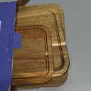 Non Toxic Cutting Boards - Cutting Board Set Free of Mineral Oil, Made of FSC Acacia Wood - Cutting Boards for Kitchen - Includes 3 Chopping Boards. By Ziruma