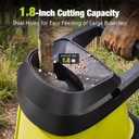 Electric Wood Chipper, Max 1.8" Cutting Capacity Chipper Shredder