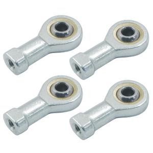 3/16" (5mm) Inside Dia Rod End Bearing Self Lubricating, M5 x 0.8 Female Thread Connector Joint, SI5T/K Rod End Ball Bearing, Pack of 4