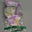 Simple Joys by Carter's Baby Girls' Cotton and Fleece Footed Sleep and Play, Pack of 2 (Newborn, Purple Llama/White Floral)