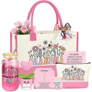 Gifts for Women Basket Set of 6, Mothers Day Birthday Gifts for Mom Grandma Sister Daughter