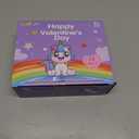 24 Pack Valentines Day Cards with Squeeze Animal Popping Eye Keychains, Valentines Cards for Kids, Fidget Toys for Classroom School Valentine's Gifts Exchange, Valentine's Party Favor Prizes for Kids