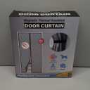 Magnetic Thermal Insulated Door Curtain, Fits Door Size 38" x 82",Durable Oxford Cloth&Thicken Polyester Fiber Fill, Efficient Temperature Control, Durable Construction, Soundproof and Windproof (Polyester Dark gray)