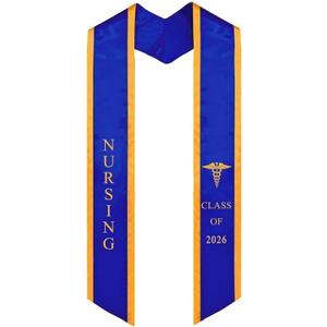 Ovaltag Nursing Graduation Stole Class of 2026 Sash
