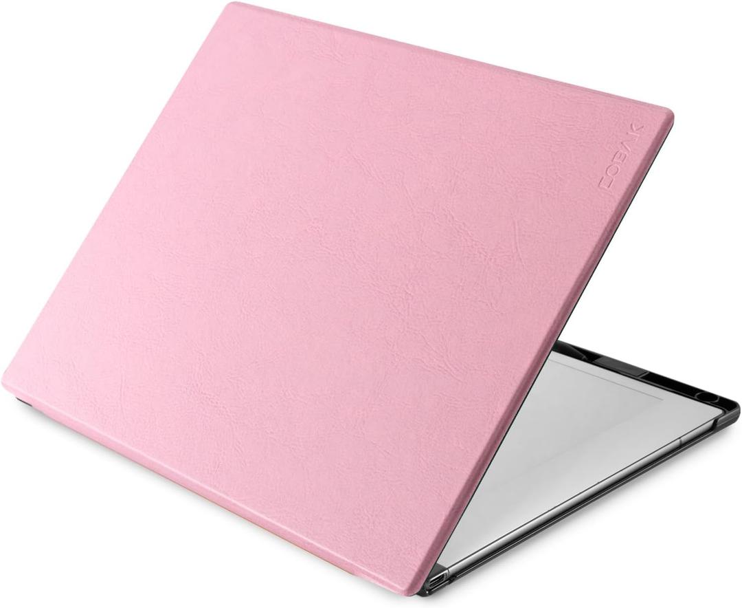 CoBak Case for Remarkable 2 Tablet - Lightweight and Hard Back Shell Protective Book Folio Cover with Built-in Pen Holder - Only for 10.3" 2020 Released (Mist Pink)